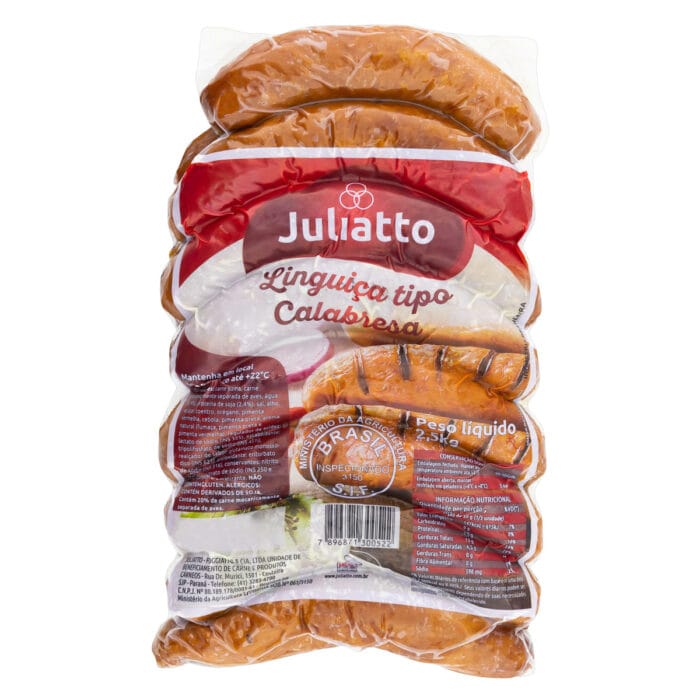 Linguiça Calabresa Juliatto 2,5kg