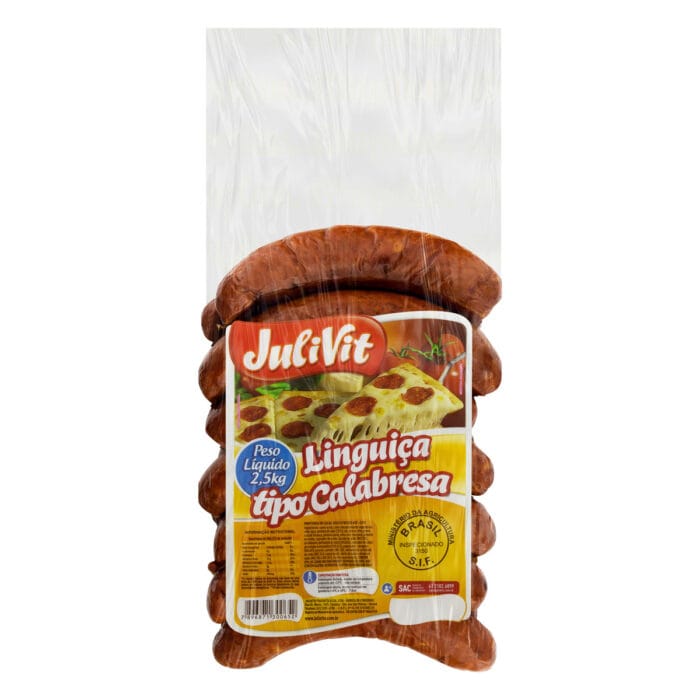 Linguiça Calabresa Julivit 2,5kg