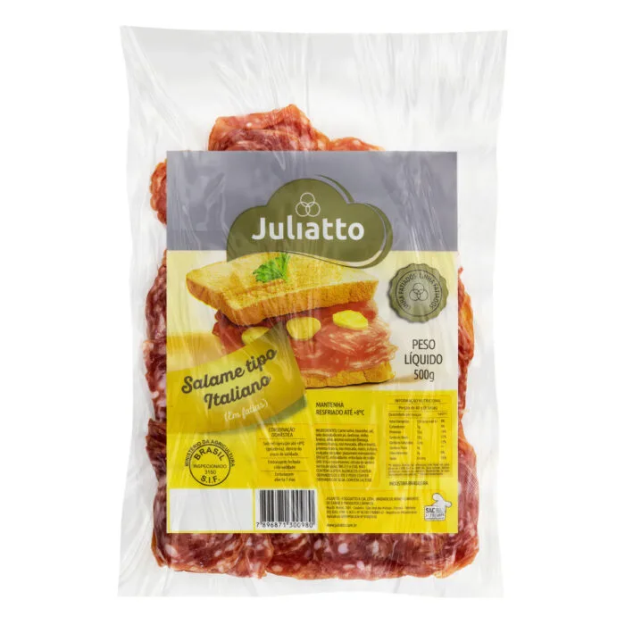 Salame Italiano Juliatto Fatiado 500g