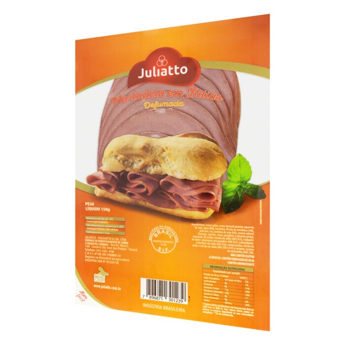 Mortadela Defumada em Fatias Juliatto 150g - Image 4