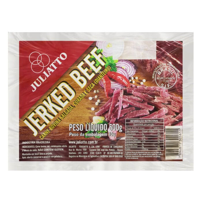 Dianteiro Bovino Jerked Beef Juliatto 500g